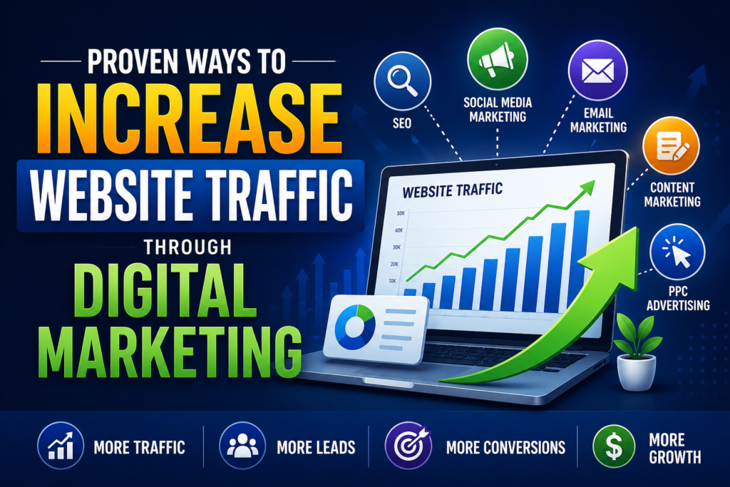 Increase Website Through Digital Marketing